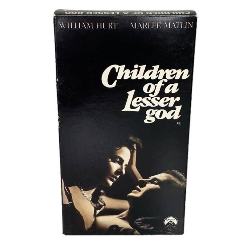 Children Of A Lesser God VHS 1986